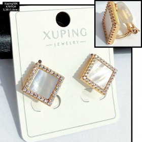 Сережки Xuping18К 20400 (1.6см) «Кліпси»